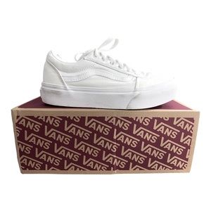 WOMEN’S VANS WARD LO PLATFORM SNEAKER SIZE 5